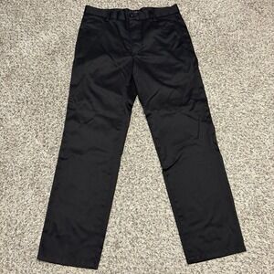 Dockers Slim Fit Black Chino Pants Mens 30x30 Cotton Casual Dress Work Slacks